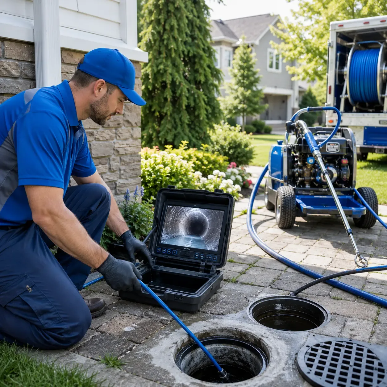 Outdoor drain cleaning professionals serving Rye, NH